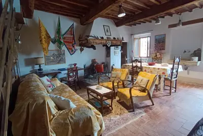 Image de Appartement dans une ferme en 1500 en Toscane in Chianti avec lac privé
