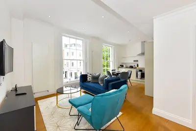 Image de Luxe deux chambres et deux salle de bains Route Square Garden Chelsea King Appartement