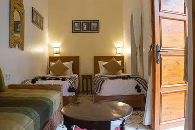 Image de Riad Dar Tamlil, Maison d'hôtes - Chambre Twin avec salle de bains