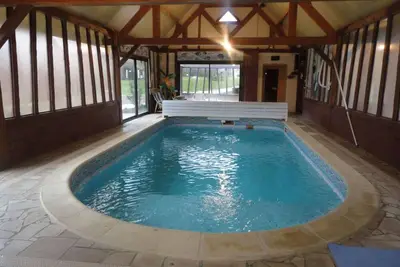 Image de Maison de charme avec Piscine, Sauna, Jacuzzi et grand parc arboré
