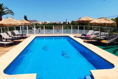 Image de Villa GotadeMar. Comme au ciel, tout Ă pied. WiFi, clim. Plein pied.