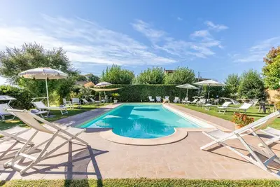 Image de Appartement \"Bleu\" avec piscine, Villa Gabriella