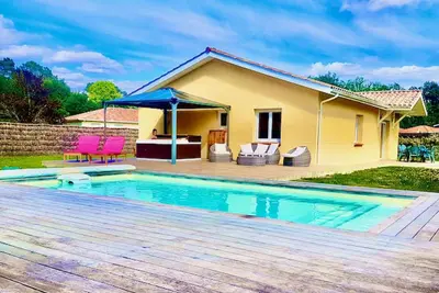 Image de ☆Villa Oceane & Spa ≈Piscine chauffée ≈ clos et aucun vis à vis ≈ 5min plages ☆