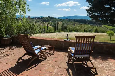 Maison avec vue sur le Chianti