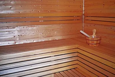 Image de Beau chalet avec sauna près de la plage