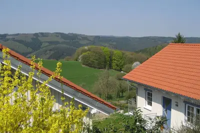 Ferienhof Rothenberg appartement 2 lumineux, entouré par la nature, vue dégagée