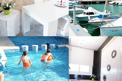 Image de Appartement avec piscine et vue sur la mer et la climatisation. Très calme