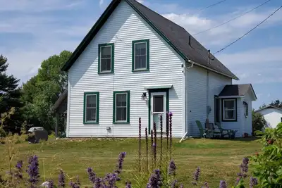 Image de Acadie, péninsule Schoodic, maison de Frenchman's Bay, Henry's Cove