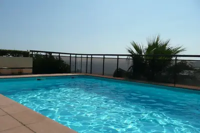 Nice Mont-Boron 2 P, Vue Panoramique, Terrasse, Parking, Ascenceur, Piscine, Wifi