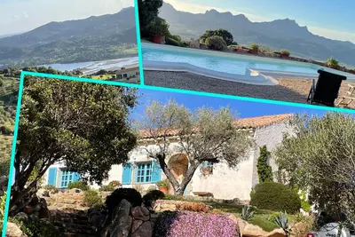Image de 3 chambres, 3 salles de bains, grande piscine, grande terrasse, grand jardin