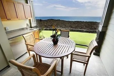 Image de Oceanfront Bleu dans la mesure oĂą vous pouvez voir de Hali'i Kai 15b!