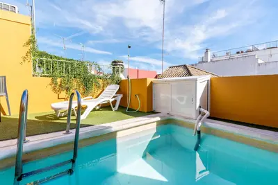 Archeros Terrace. 1 bedroom, terrace and private pool