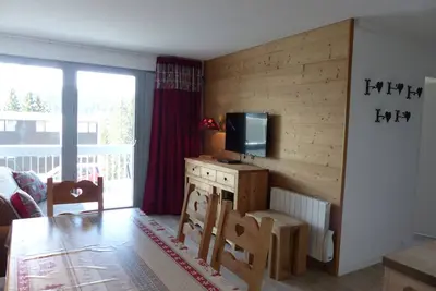 Image de Appartement 3* Flaine Fôret 2 chbres sud, draps, ménage, pass Flaine été inclus