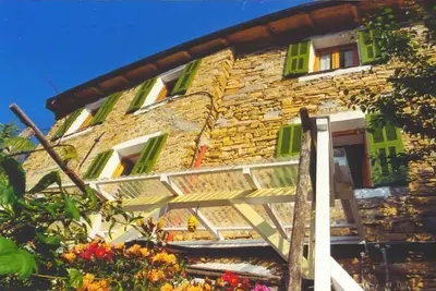 Image de Idyll. Vacances herrl. Vues, paix, nature, jardin avec bain à remous