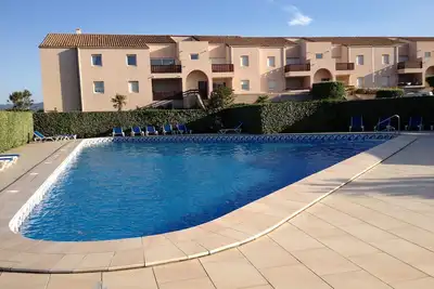 Image de Calme, Standing, Grande Terrasse Et Piscine Pres De La Plage
