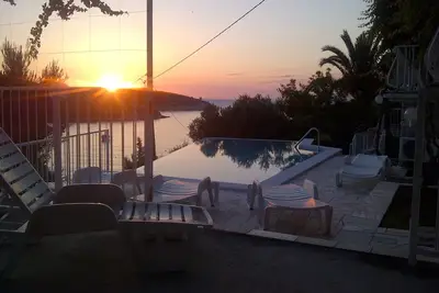 Image de A3 Studio de Villa Sonia & Teo, Hvar, Croatie avec piscine - Convivial & familial