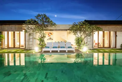 Image de ❤-35% Off! Canggu 4br & 13m Pool Villa❤Sundeck❤10 mins Beach❤Up to 10pax, Wifi
