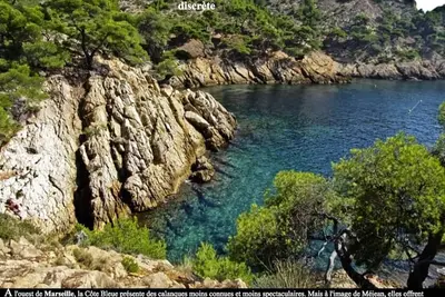 Image de Appartement  indépendant dans  villa, dans les pins surplombant la mer.