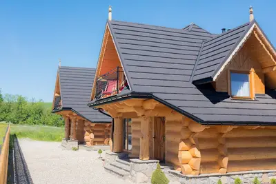 Image de Chalets Ze Hej avec une cheminée Zakopane