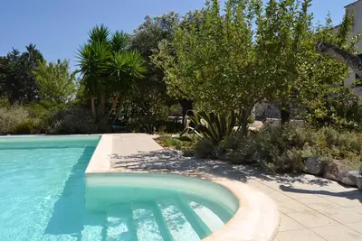Image de Villa des Pouilles à la campagne parmi les oliviers, piscine privée, vue sur la mer Wi-fi, A \/ C