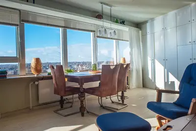 Image de Moin Moin et bienvenue au Wikingturm avec vue sur la boucle. . .