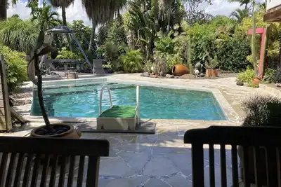 Image de Villa de standing avec piscine, sur une ancienne plantation de cannes à sucre