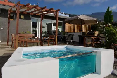Image de Loft à La Orotava, avec WiFi gratuit, climatisation, grande terrasse, vue sur la mer et la vallée