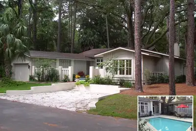 Image de Sea Pines-Oceanside, South Beach, 4 chambres en suite, piscine privée, les plus grandes plages!