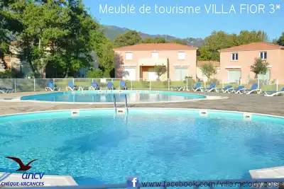 Image de Villa 3* 62m², 2Ch, Résidence Fermée, Piscines, Wi-fi, Parking, Calme 800m Mer