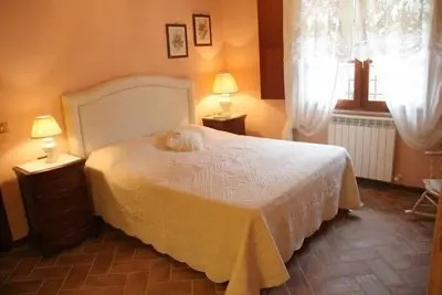 Image de San Gimignano Locations Vacances La Casetta del Borgo avec jardin et piscine