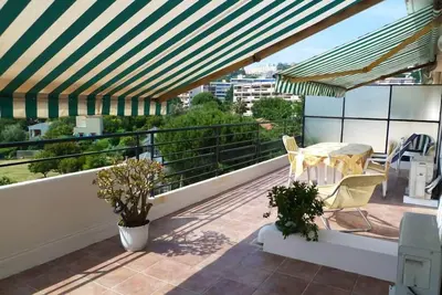 Image de Nice, 2room, panoramic view, top floor, terrace, airconditioned, wifi, parking
