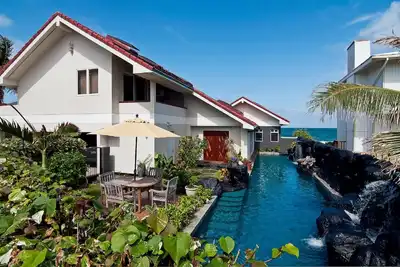 Image de Absolutely Oceanfront Kailua - Licence - Piscine à cascade de 60 pieds