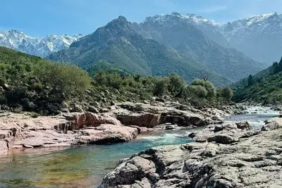 Image de Maison proche rivière du Fango avec Jardin pour 5 personnes, mer et montagne