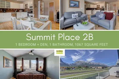 Image de Rockies Rentals: Condo central avec vue panoramique sur la montagne