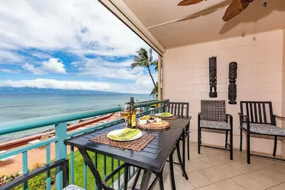 Image de Makani Sands # 207 1brm Condo en bord de mer avec balcon sur l'océan