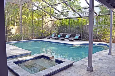 Image de Luxe Siesta Key Location de vacances W \/ Piscine, Spa, et distance de marche de la plage