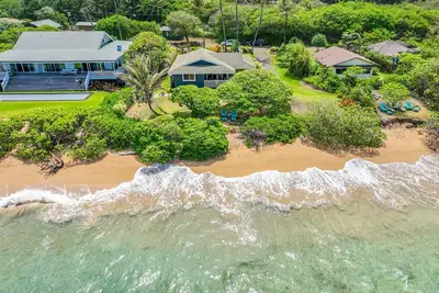 Image de Hale Makai Beachfront Home, Ac, Oceanfront on Anahola Bay, Tvnc # 5065
