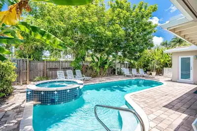 Image de Malibu House 4/3 w / Pool 10 min Ă Hollywood Beach