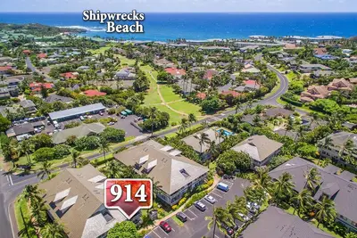 Image de Regency # 914: 2 Bdrm, Central A \/ C Condo. Promenade facile à la plage de Poipu