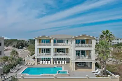 Image de Incroyable maison de 8700 pieds carrés, immense piscine, ascenseur à remous Kiva Dunes Golf Resort