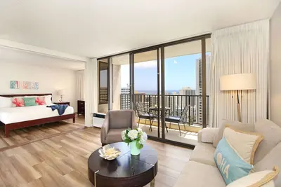 Image de Vue partielle sur l'océan, une chambre avec climatisation, WiFi, parking, à quelques pas de la plage!