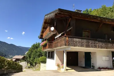 Image de Morzine appartement 2 personnes vue panoramique plein sud Accès Multi-Pass