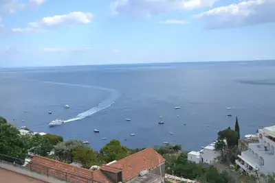 Image de Positano Center - Terrasse avec vue sur la mer, - 2 chambres à coucher - Ac et WiFi gratuit