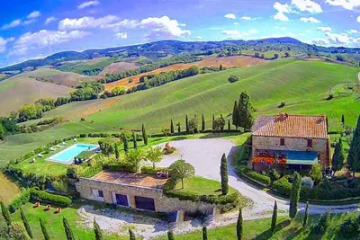 Image de Montalcino, villa avec magnifique panorama!