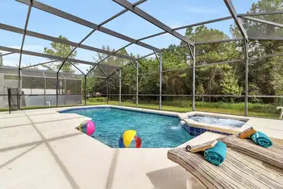 Image de Belle 5br / 3ba (10 personnes) Piscine et salle de jeux - près de Disney et Universal
