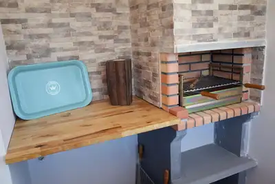 Image de Lisbon Beach Apartments 4. Plage 500 mètres-terrasse, barbecue-animaux acceptés.