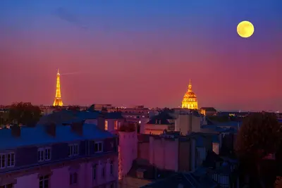 Image de Eiffel Tower view + terrace Saint Germain des Pres