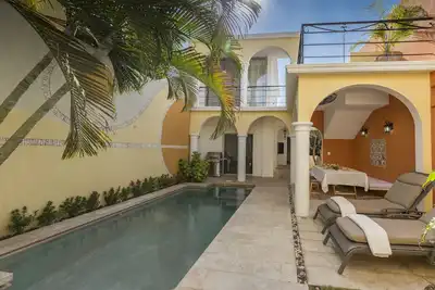 Image de Villa coloniale de luxe dans le centre historique - Santiago. Meilleure expérience à Mérida
