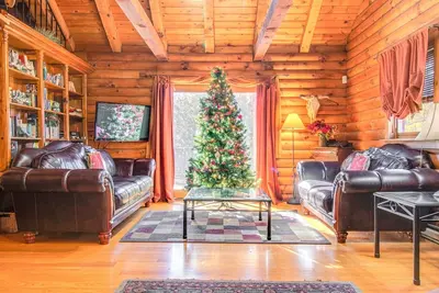 Image de Chalet en bois dans les bois