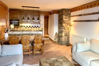 Image de Appart de standing, pistes à 20m avec Spa et piscine intérieure
